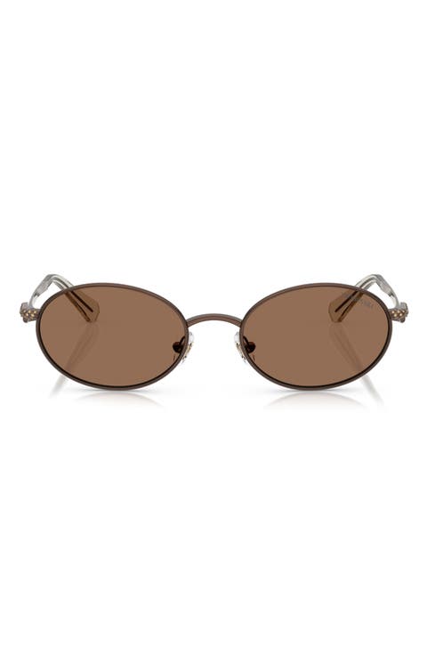 53mm Oval Sunglasses