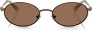 Swarovski 53mm Oval Sunglasses