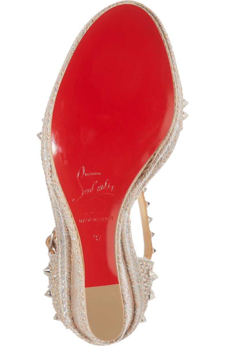 Christian Louboutin Madmonica Espadrille Platform Sandal, Alternate, color,