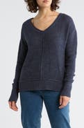 Lucky Brand Textured V-Neck Sweater