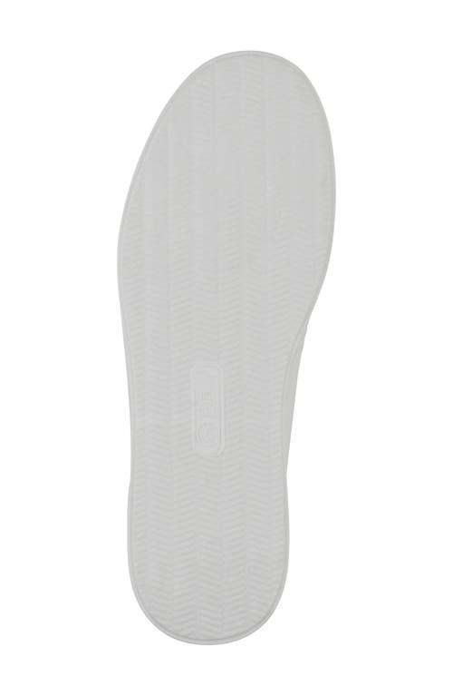 White Mountain Footwear Upright Woven Slip-on Sneaker In White Fabric