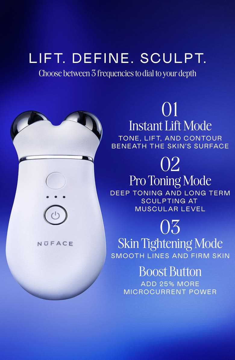 NuFACE<sup>®</sup> TRINITY+ Microcurrent Facial Toning Device with LED Red Light Attachment, Alternate, color, 