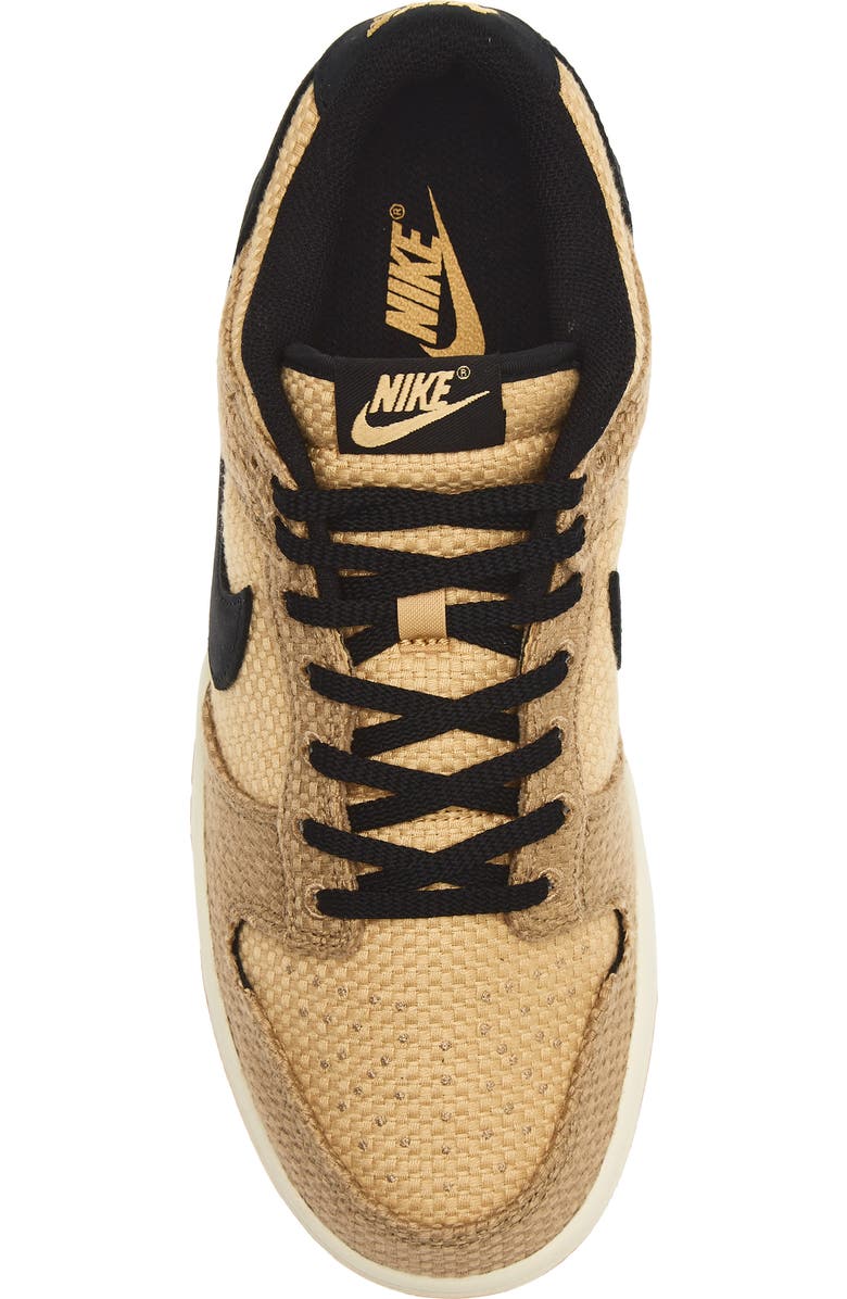 Nike Dunk Low Retro SE Basketball Sneaker, Alternate, color, Filbrt/Black