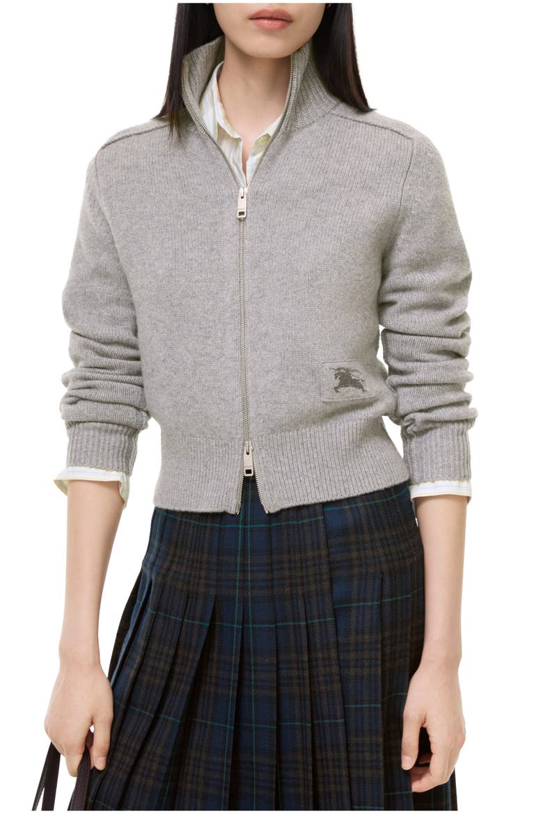 Cashmere Blend Jacket, Main, color, Grey mealnge
