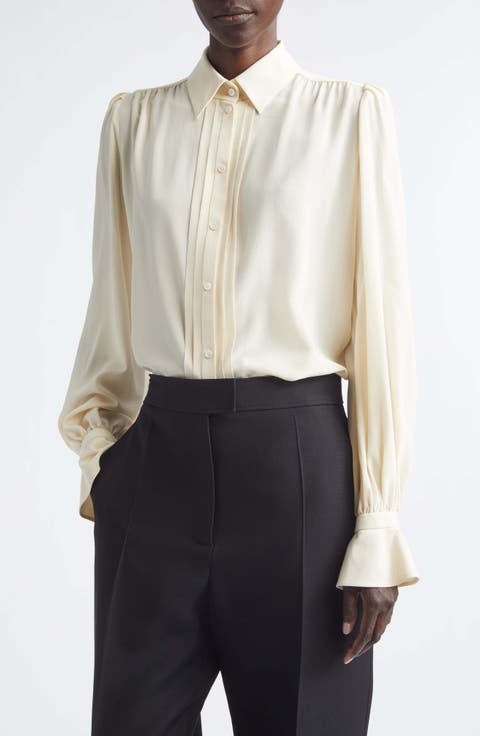 Campionari Silk Crepe Button-Up Shirt