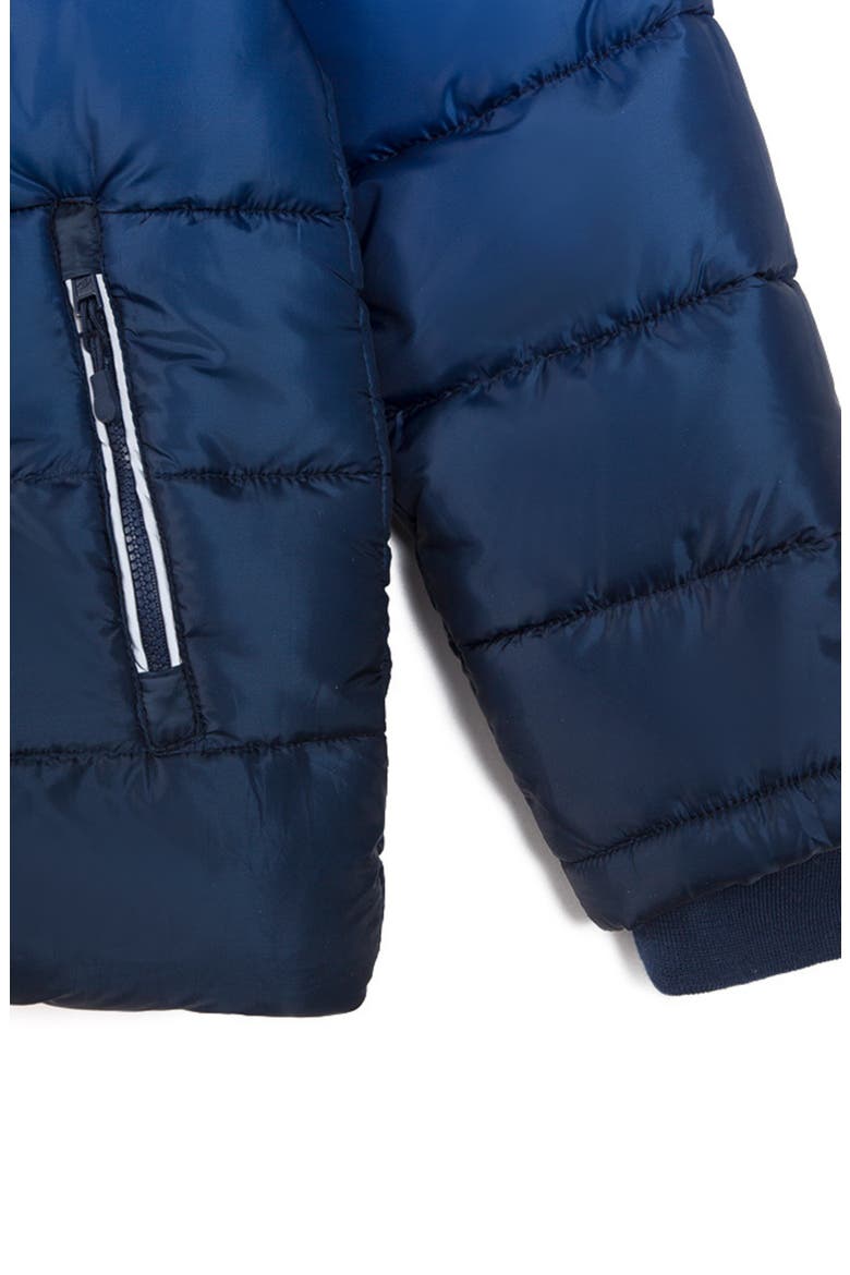 Kids' Heavyweight Fleece Lined Puffer Jacket, Alternate, color, Blue gradient