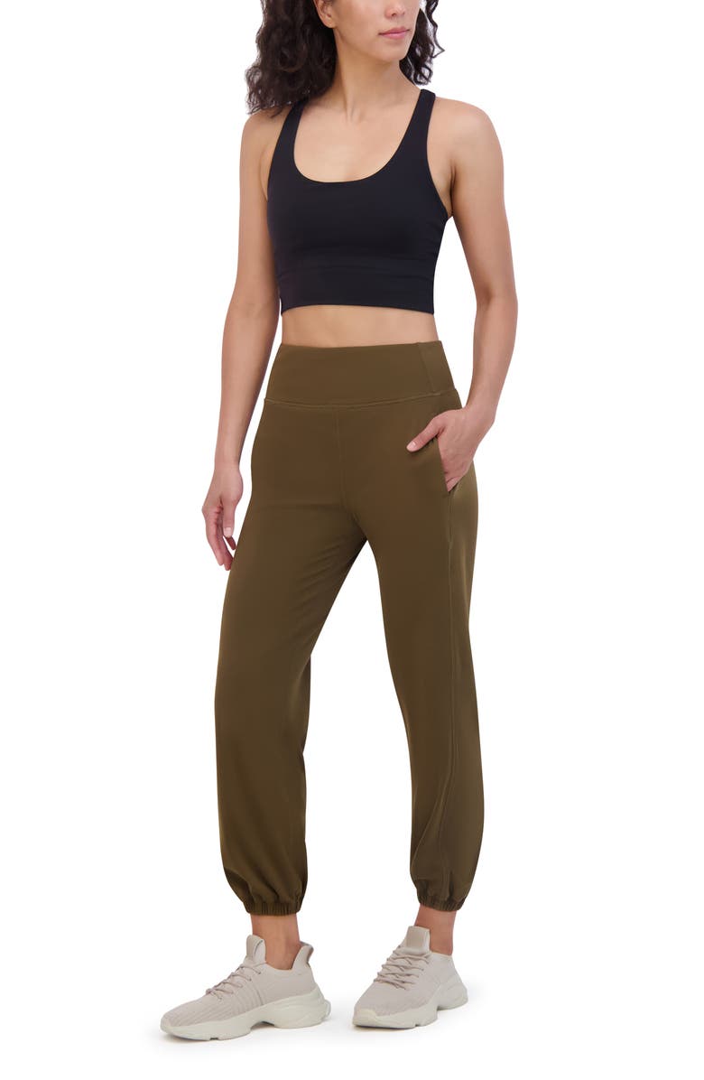 SAGE COLLECTIVE Skinny Performance Joggers, Alternate, color, Desert Palm