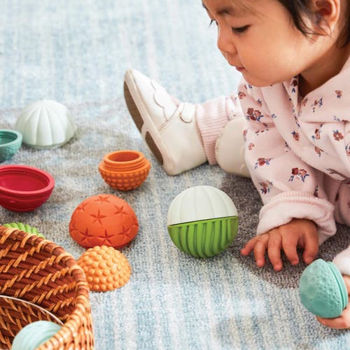 Kaplan Early Learning Company Textured Mix And Match Balls In Multi
