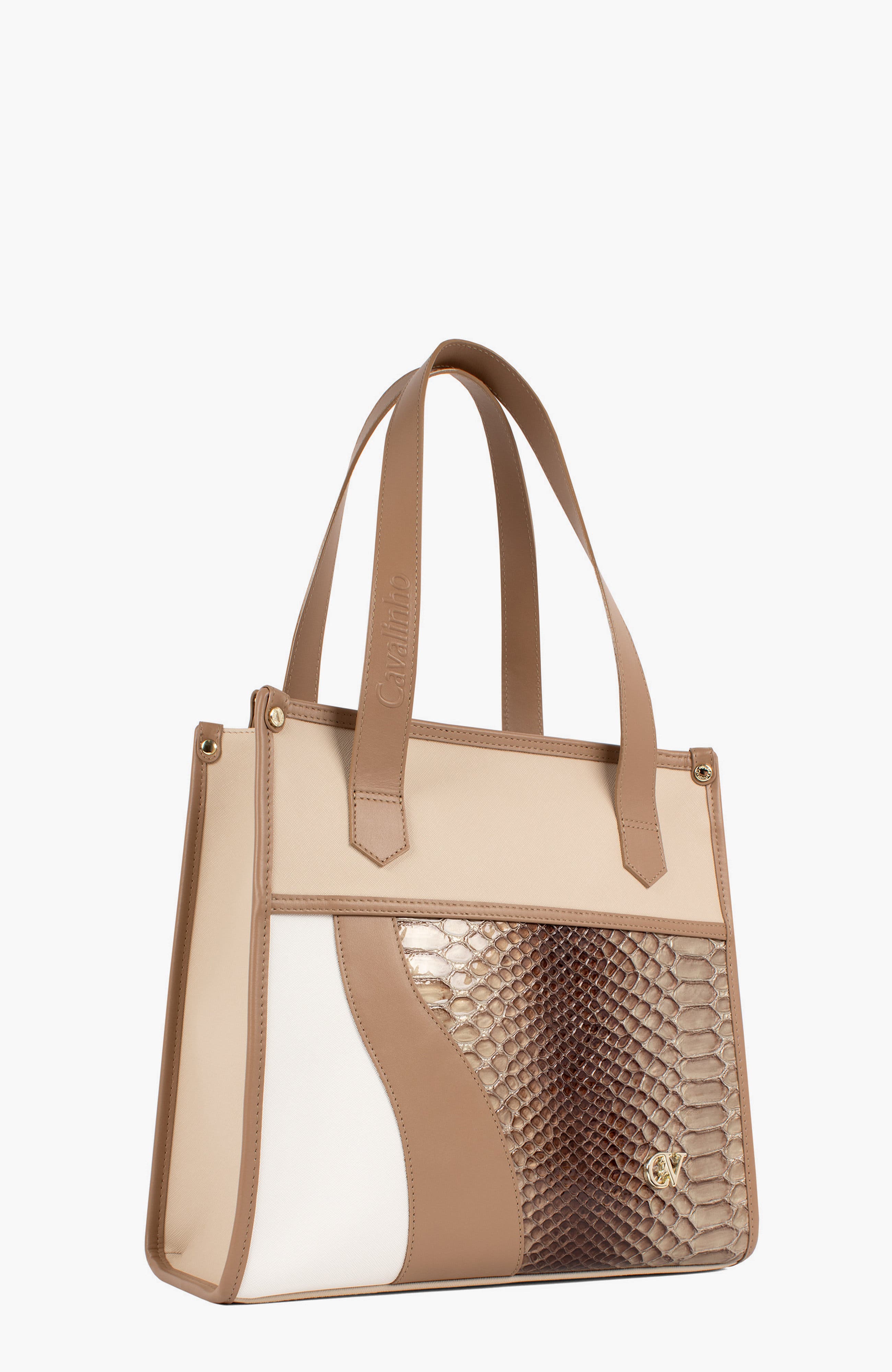 CV by Cavalinho Tote Bag 649, Alternate, color, Beige / White