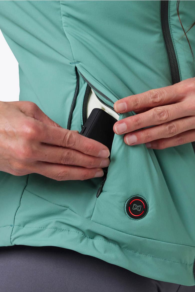 Women's Luma Heated Jacket, Alternate, color, Teal