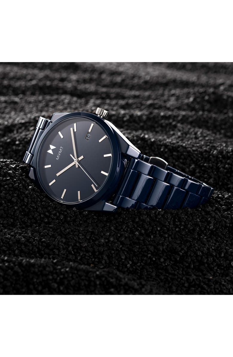 MVMT WATCHES Element Ceramic Bracelet Watch, 43mm, Alternate, color, 