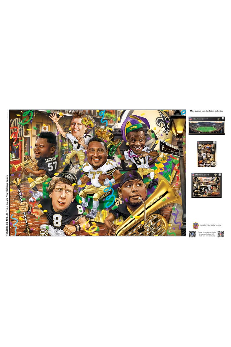 New Orleans Saints 500 Piece Puzzle, Alternate, color, Multicolor