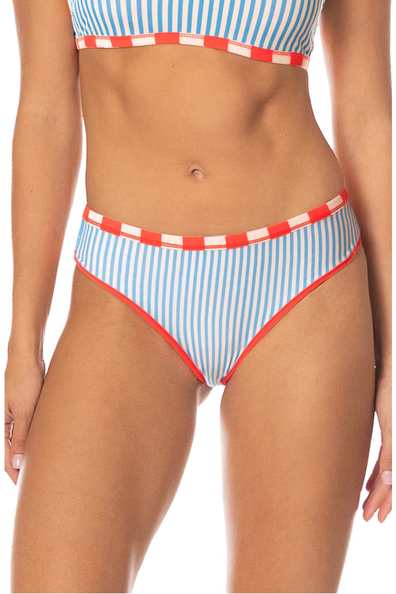 Awake in Light Latin Reversible Bikini Bottoms, Alternate, color, OPEN BLUE