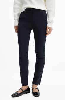 MANGO Slim Fit Crop Pants