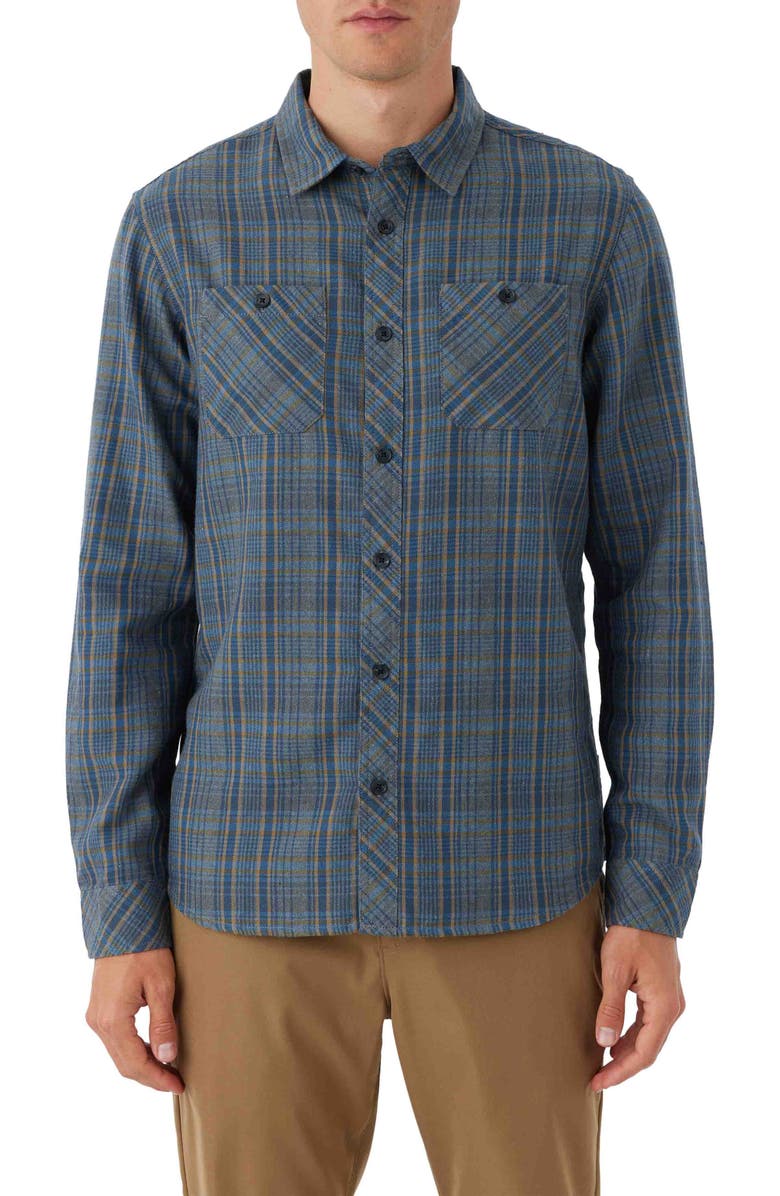 O'Neill OG Jonez Flannel Button-Up Shirt, Main, color,