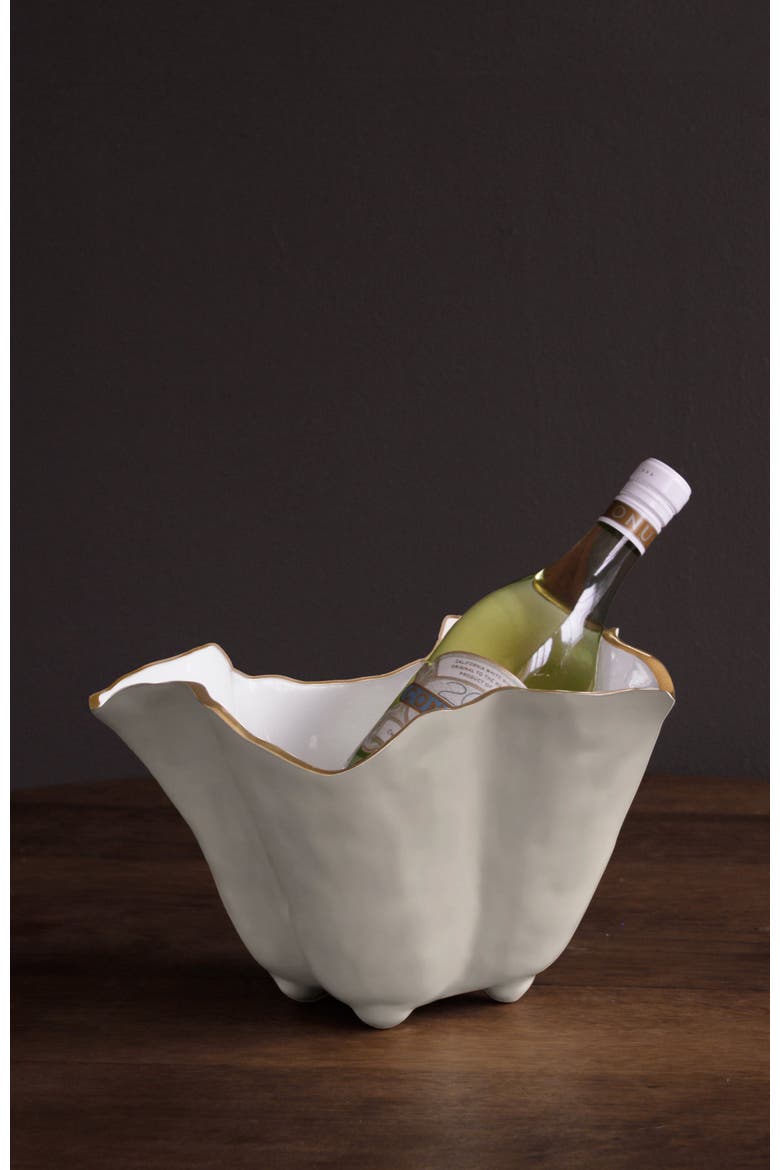 Encanto Onyx Ice Bucket, Alternate, color, Cream and White