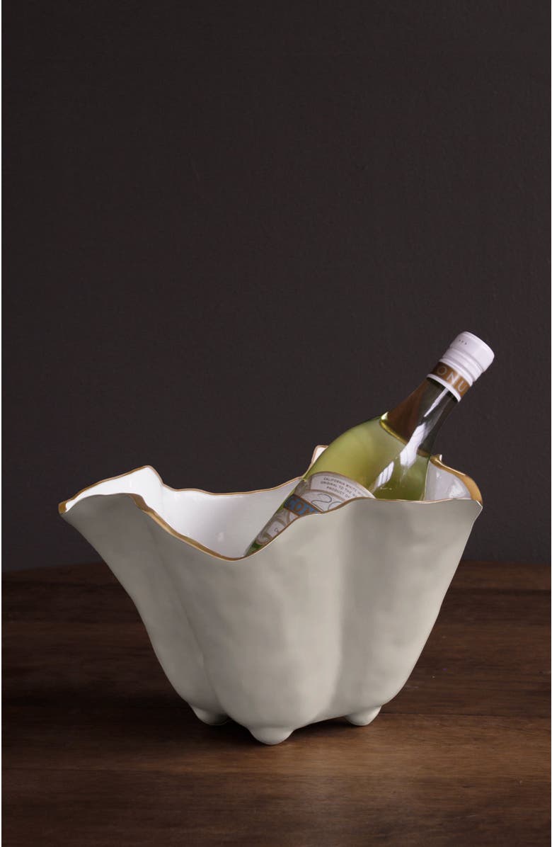 BEATRIZ BALL Collection ENCANTO Onyx Ice Bucket, Alternate, color, Cream And White