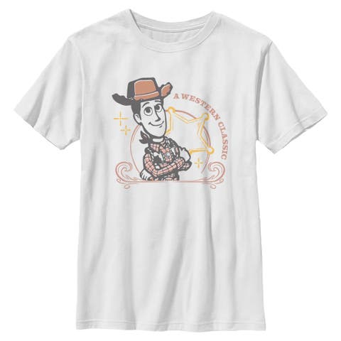 Boys Toy Story 5 A Western Classic Badge T Shirt