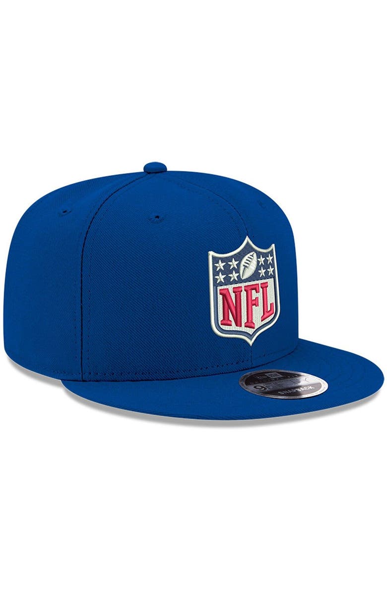 New Era Men's New Era Royal NFL Shield Logo Original Fit 9FIFTY Adjustable Snapback Hat, Alternate, color,