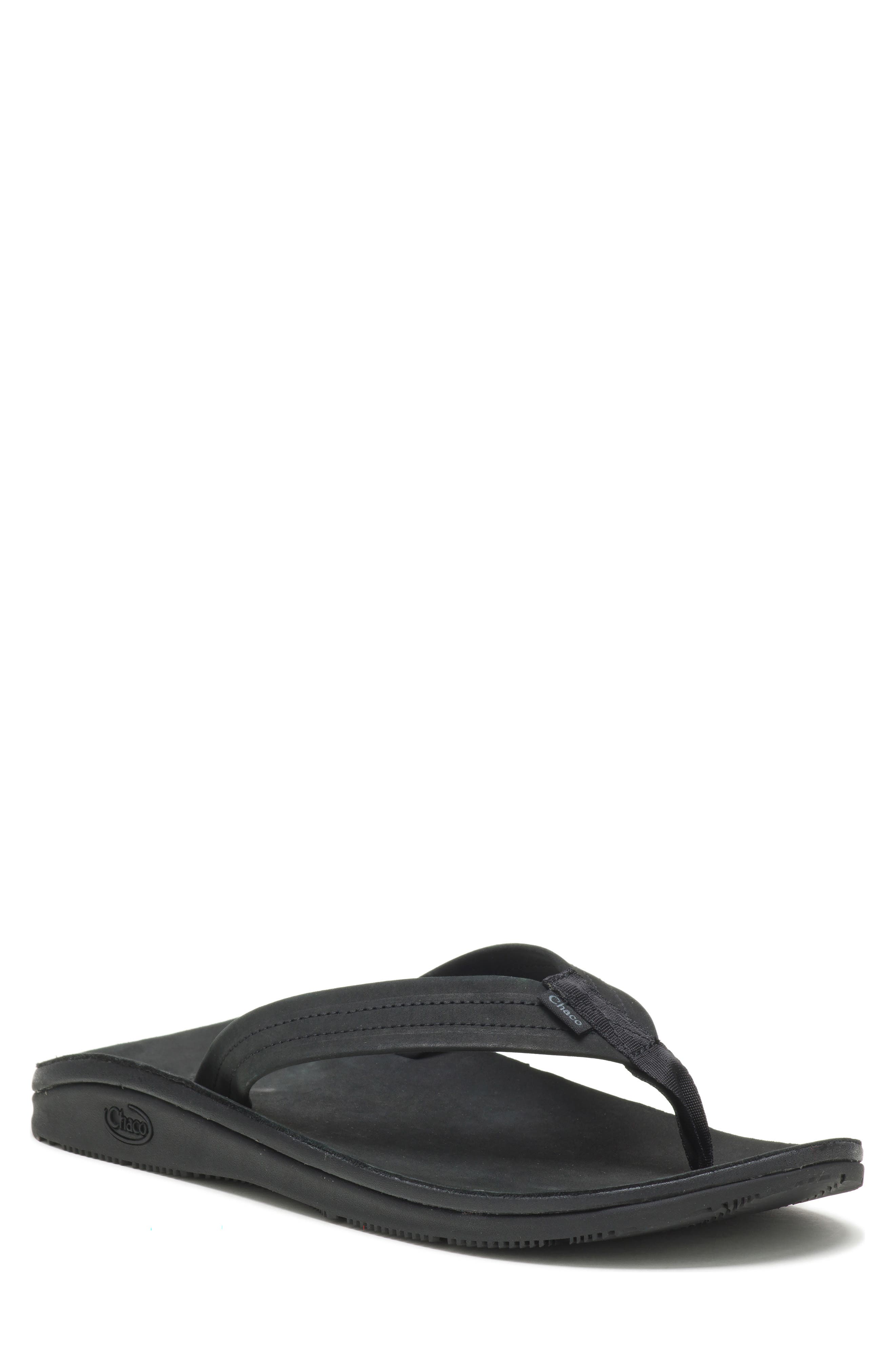 Chaco Leather Flip Flop, Main, color, 