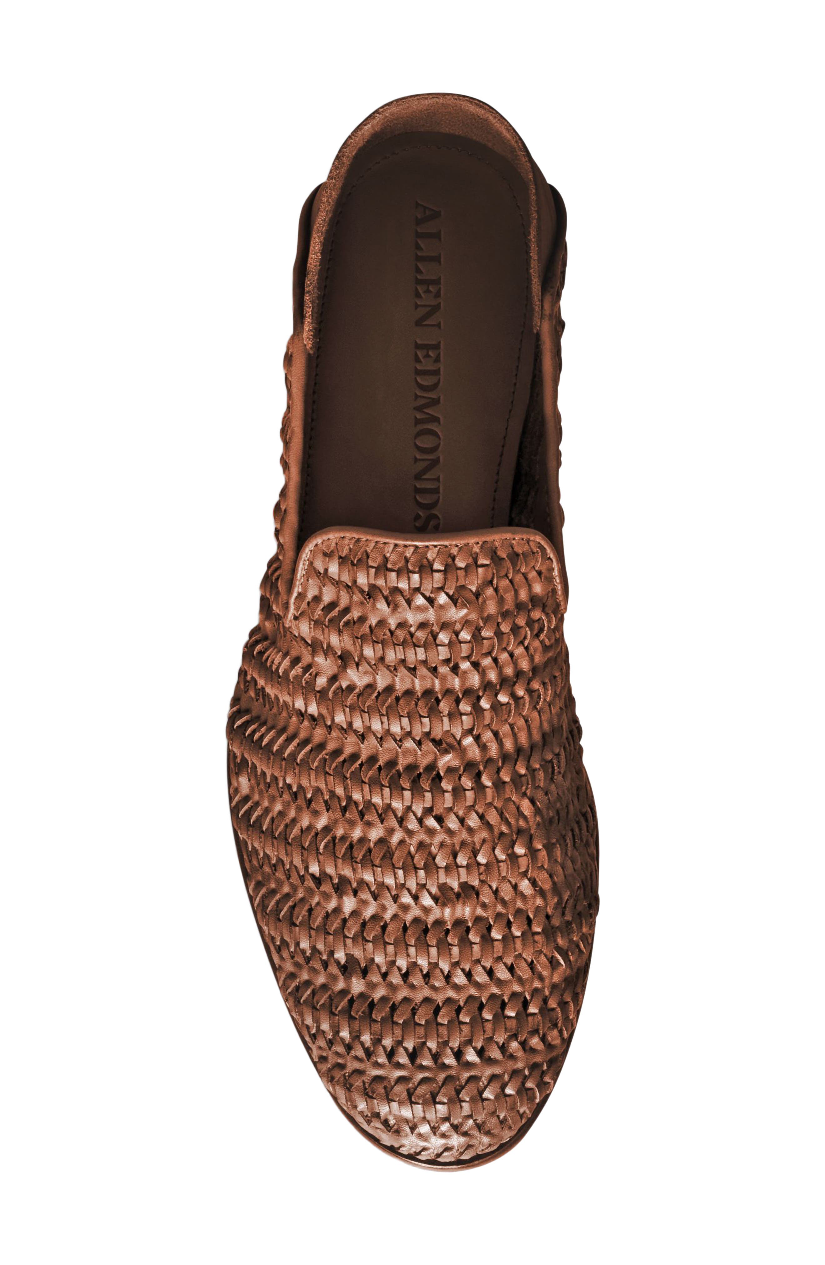 Allen Edmonds Portofino Woven Loafer, Alternate, color, Chili Woven