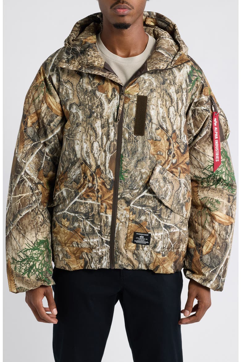 x Realtree Lee Relaxed Puffer Jacket, Alternate, color, REALTREE CAMO