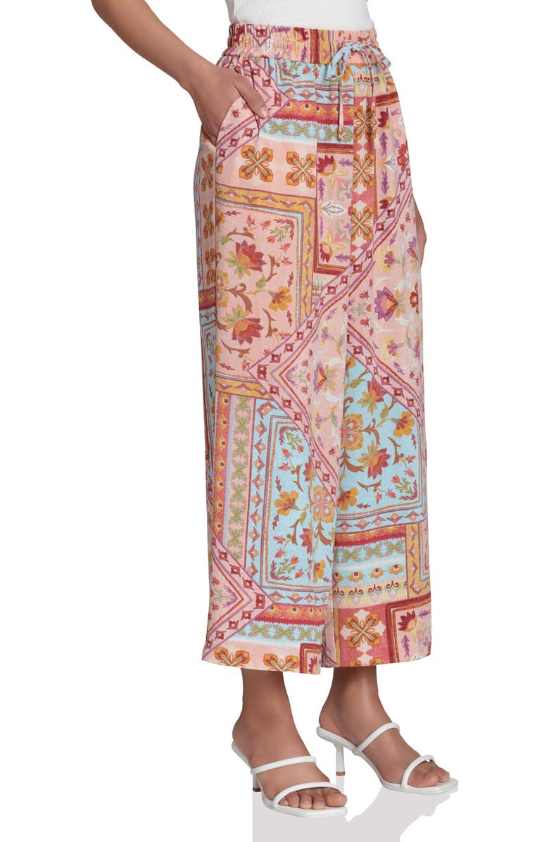 Bagatelle Elastic Waist Pull On Pants, Alternate, color, De Sole Tile