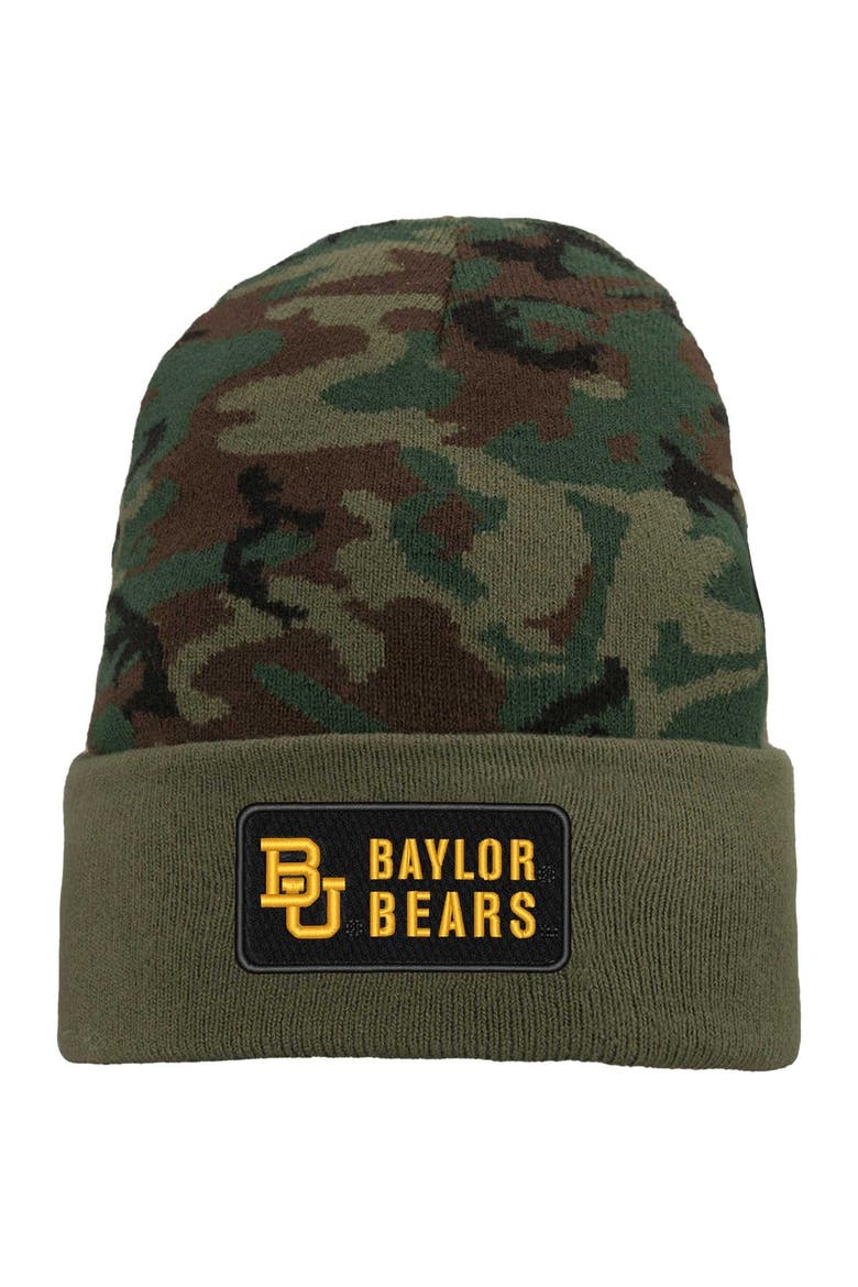 Men's Nike Camo Baylor Bears Military Pack Cuffed Knit Hat, Main, color, Camo