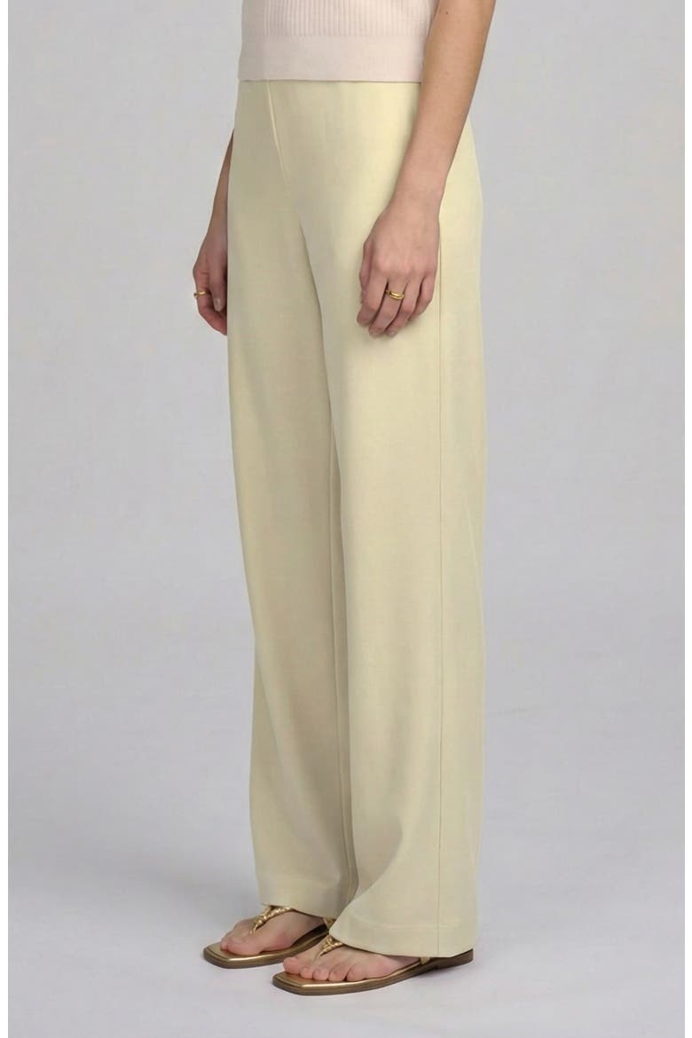 Woven Pant With Button, Alternate, color, BUTTER