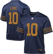 Nike Youth Nike Jordan Love Navy Green Bay Packers The 1923 Classic Game Jersey