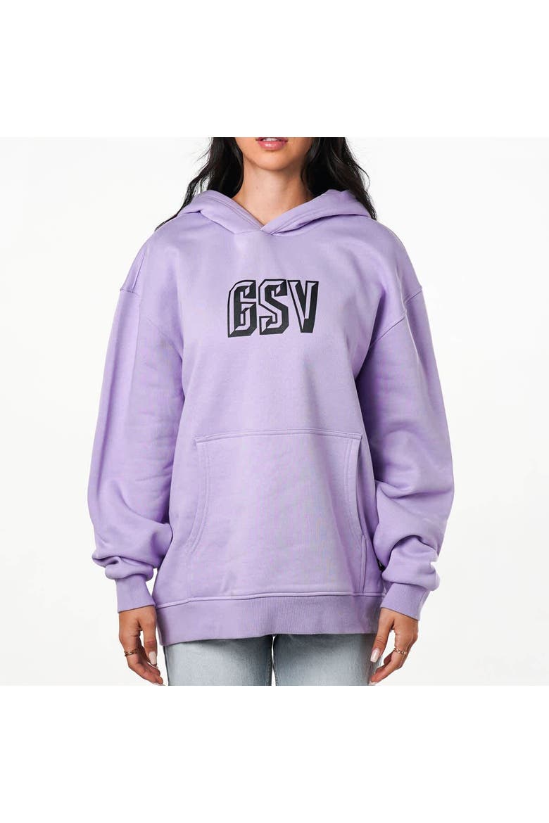 Women's The Wild Collective Violet Golden State Valkyries Icon Fleece Pullover Hoodie, Alternate, color, Violet