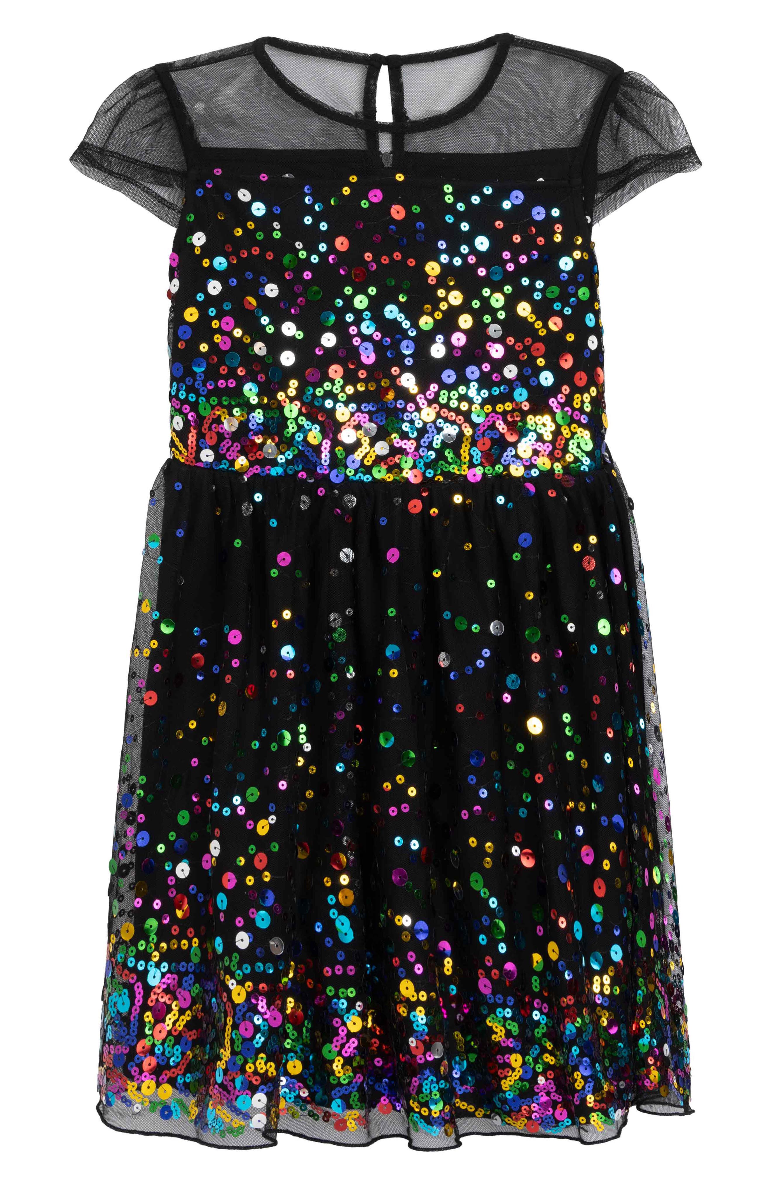 Speechless Kids' Sequin Mesh Dress