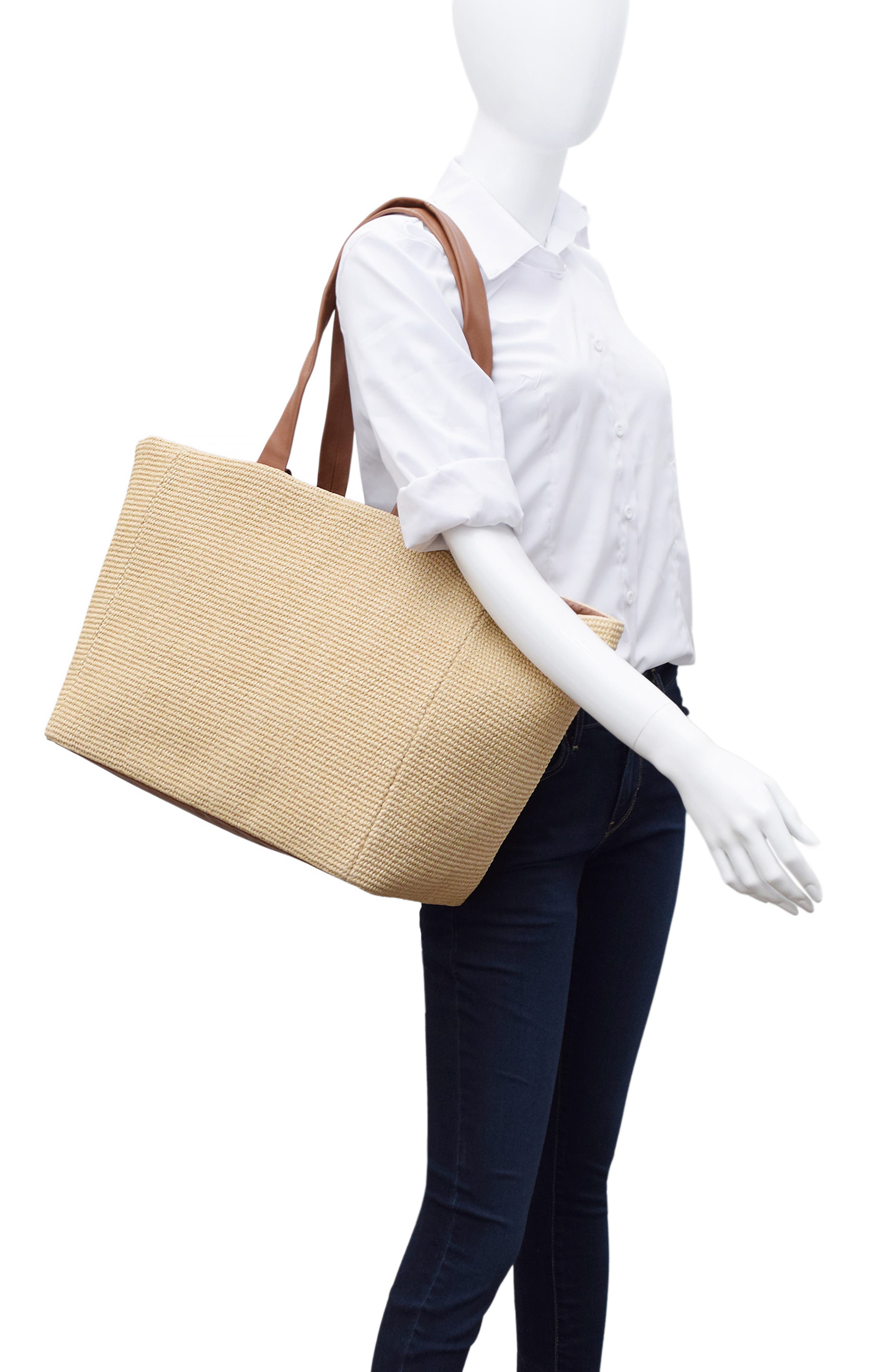 Thacker Gill Woven Straw Tote, Alternate, color, Natural/ Tan