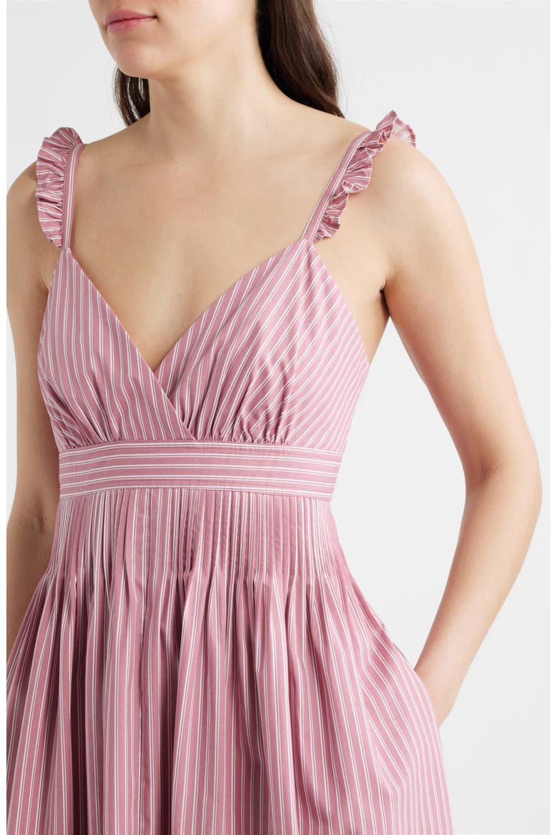 The Olive Cotton Sundress, Alternate, color, FOXGLOVE