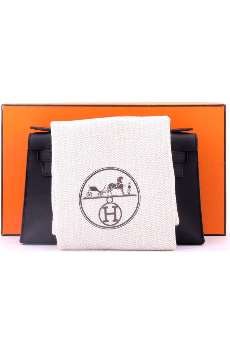 Pre-Owned Hermes Kelly Pochette Swift, Alternate, color, Noir