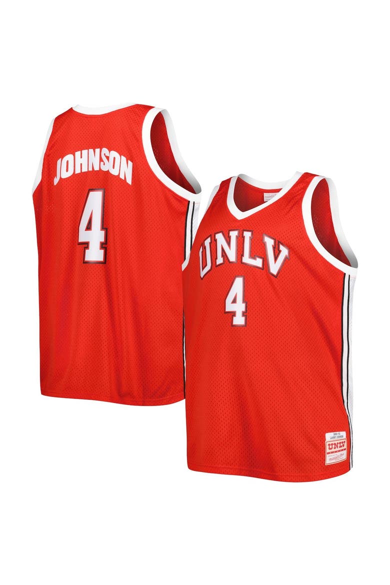 Larry Johnson Scarlet UNLV Rebels 1989/90 Big & Tall Swingman Jersey, Main, color, Scarlet