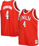 Mitchell & Ness Larry Johnson Scarlet UNLV Rebels 1989/90 Big & Tall Swingman Jersey