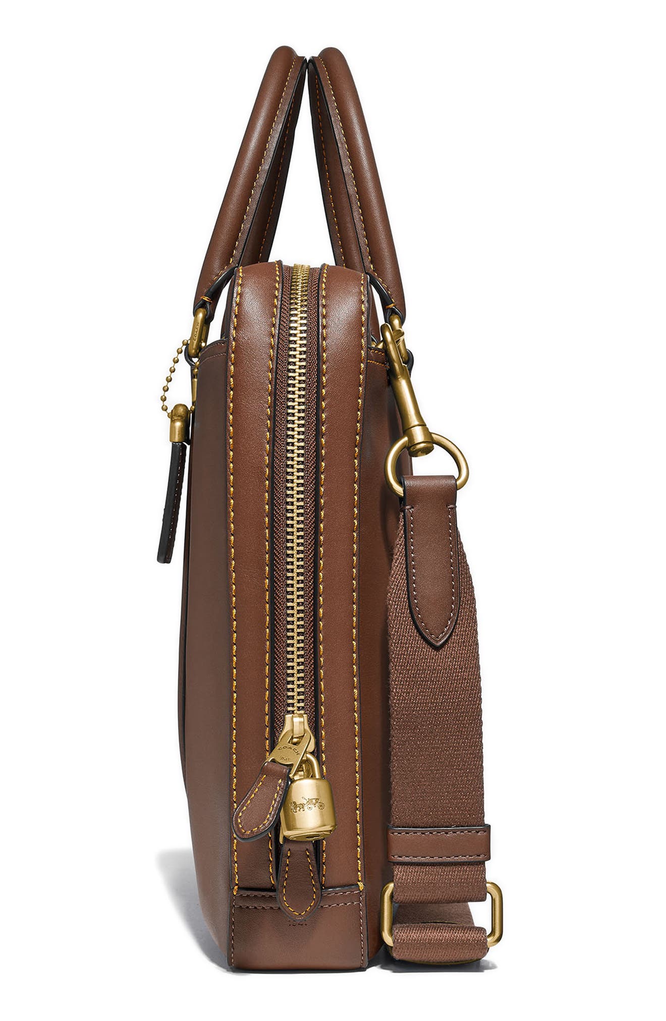 Metropolitan Slim Leather Briefcase (Men) | Nordstrom