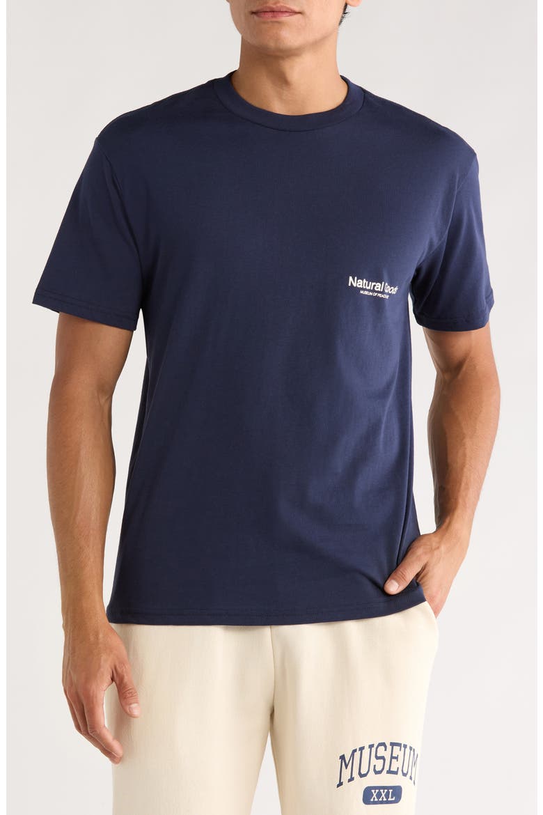 Natural Goods Graphic T-Shirt, Main, color, NAVY