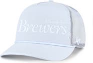 '47 Men's '47 Light Blue Milwaukee Brewers Foundation Script Hitch Adjustable Trucker Hat