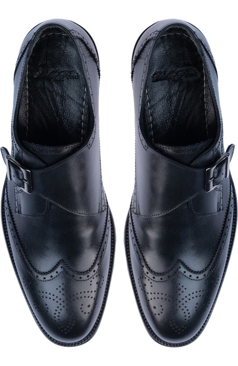 VELLAPAIS Dumbo Wingtip Monk Strap Shoe, Alternate, color,