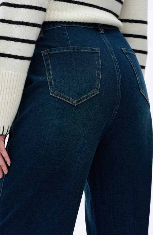 Bayeas Harem High Waist Straight Leg Jeans In Blue