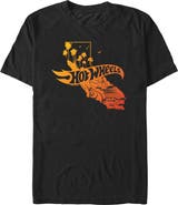 Hot Wheels Men's Hot Wheels California Palm Trees  Graphic T-Shirt