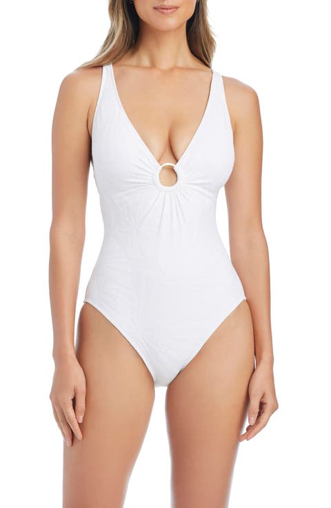 Cross Back One-Piece Swimsuit