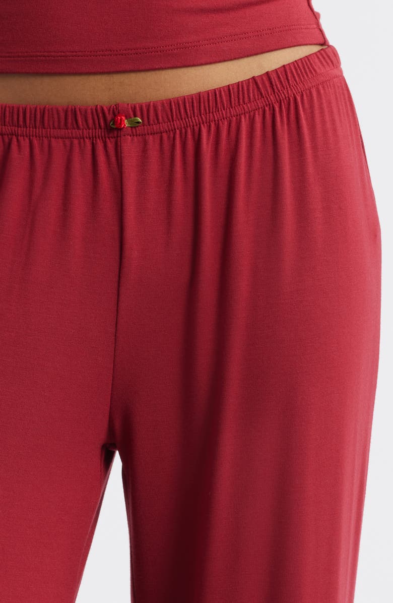 HAPPY CAMP3R Scarlett Olivia Pull-On Pants, Alternate, color, Deep Red