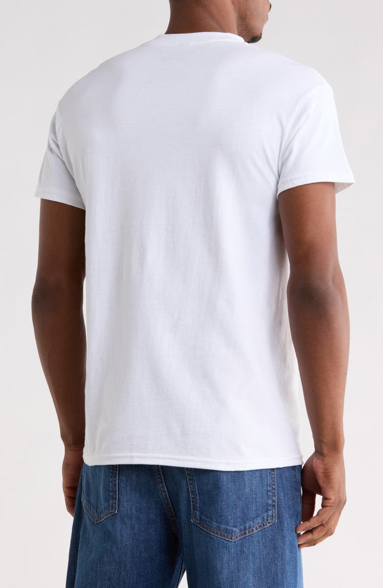 RIOT SOCIETY Emotional Baggage Embroidered Teddy Bear T-Shirt, Alternate, color, White