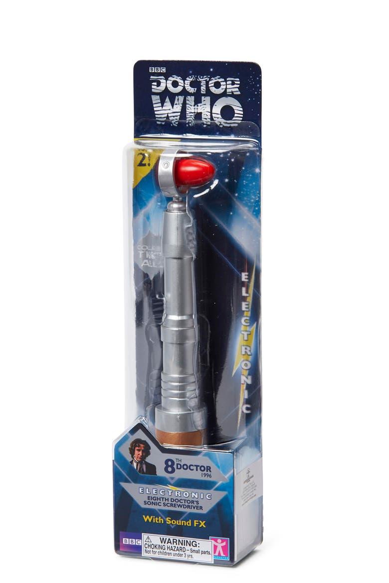 Doctor Who 8th Doctor Sonic Screwdriver With Sound FX, Alternate, color, Silver