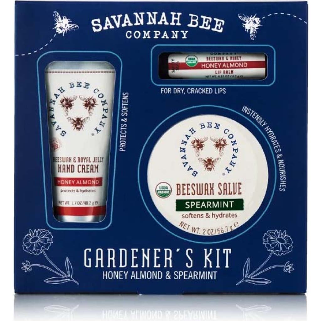 Savannah Bee Company Gardener's Kit In Honey Almond And Spearmint