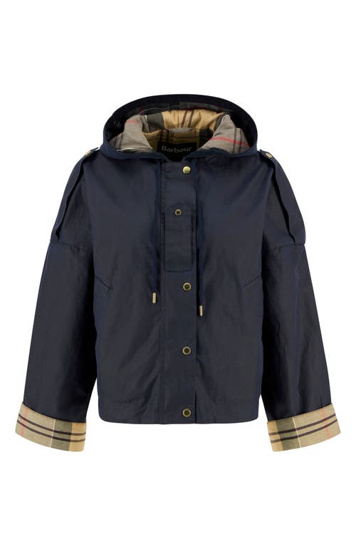 Barbour Ryedale Waxed Cotton Jacket In Black