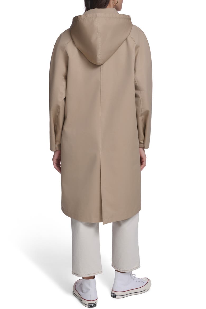 Relaxed Trench Coat, Alternate, color, KHAKI